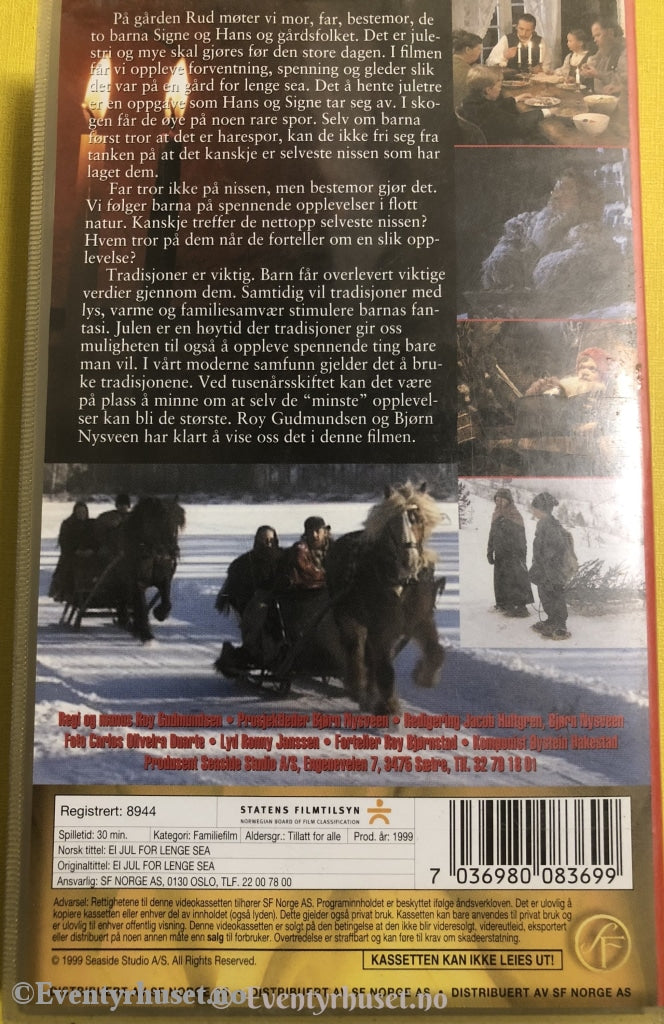 Ei Jul For Lenge Sea. 1999. Vhs. Vhs