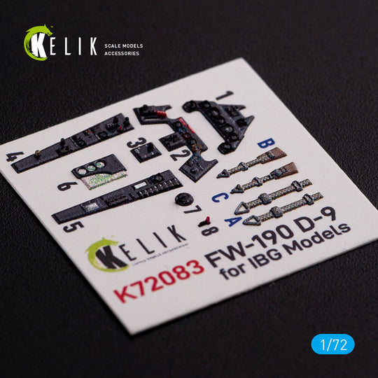 Fw 190 D-9 interior 3D decals for IBG Models kit