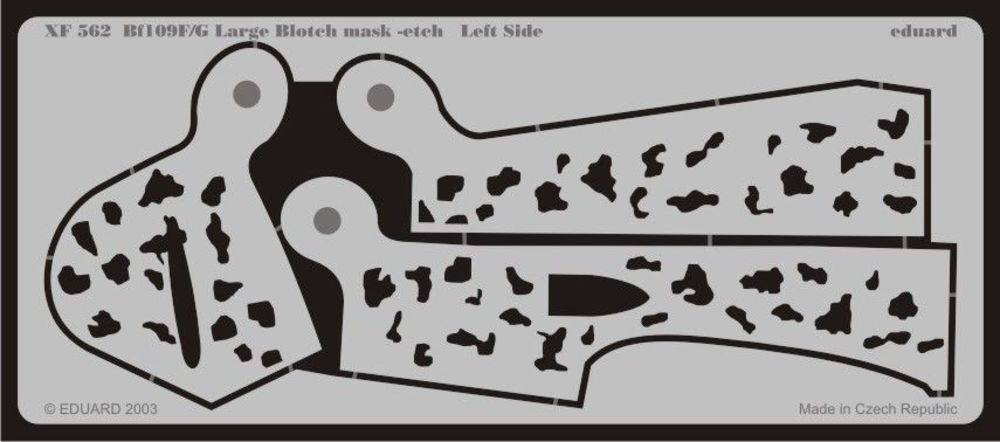 Bf109F/G Schablone große Flecken