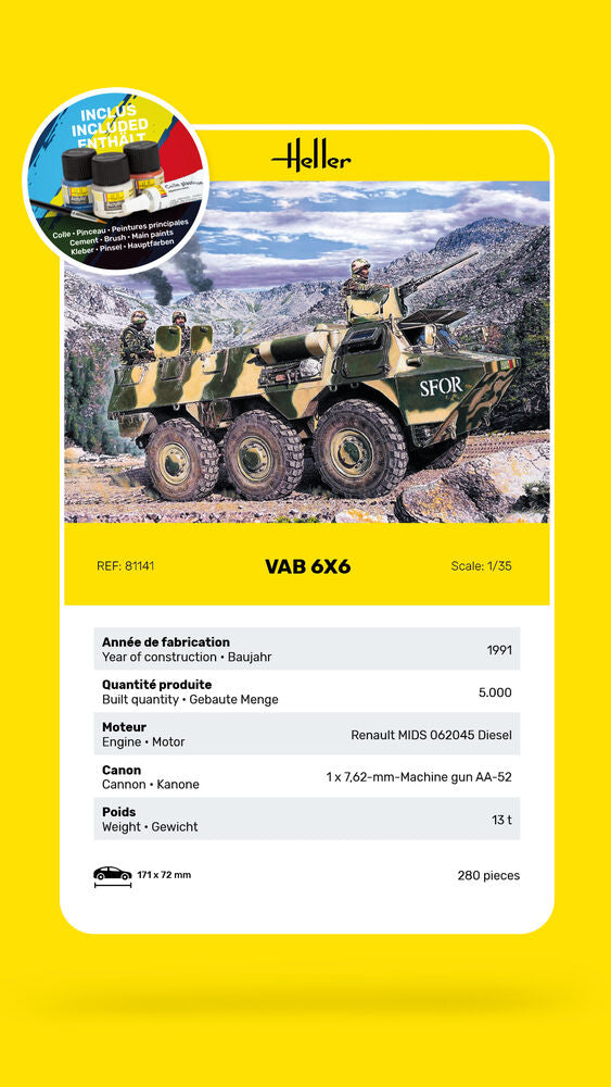 STARTER KIT VAB 6x6