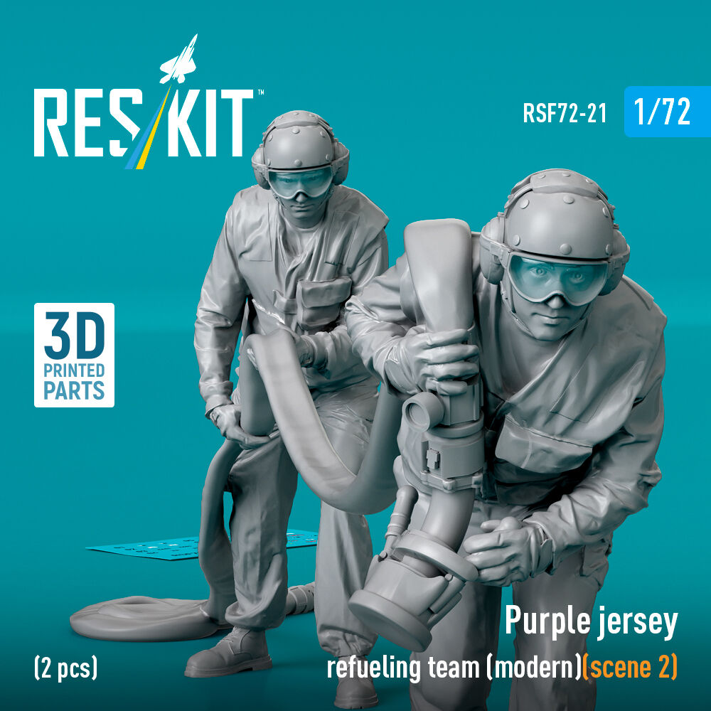 Purple jersey refueling team (modern) (scene 2) (2 pcs) (3D Printed)