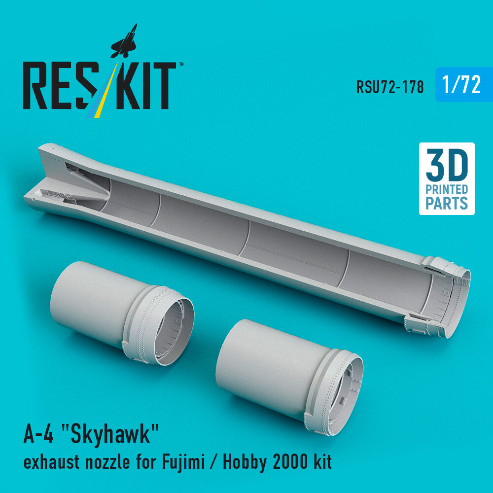 A-4 Skyhawk exhaust nozzle for Fujimi / Hobby 2000 kit (3D Printed)