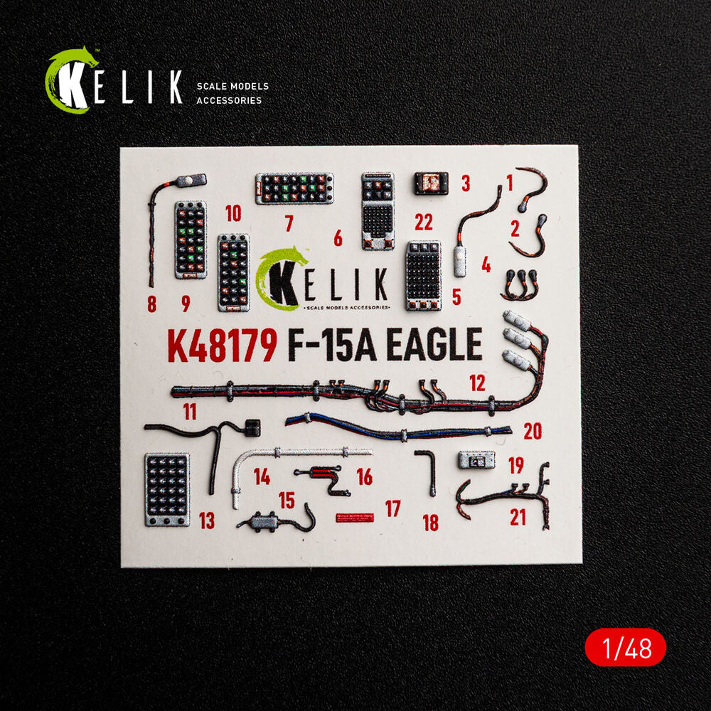 F-15A - interior 3D decals for Hasegawa