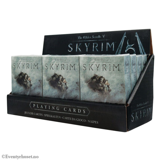 Elder Scrolls Skyrim Playing Cards Display (12) Games