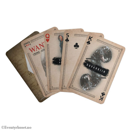 Elder Scrolls Skyrim Playing Cards Display (12) Games