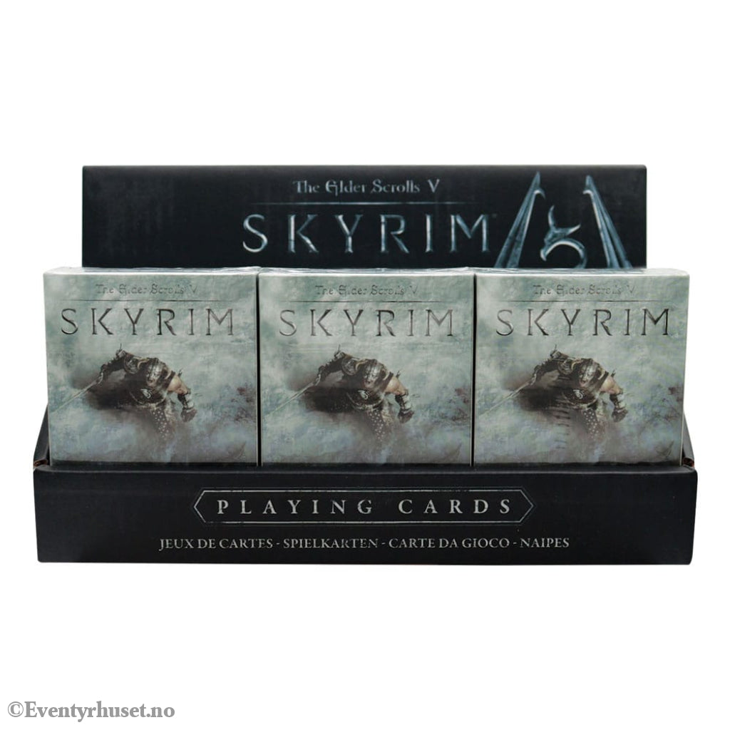 Elder Scrolls Skyrim Playing Cards Display (12) Games