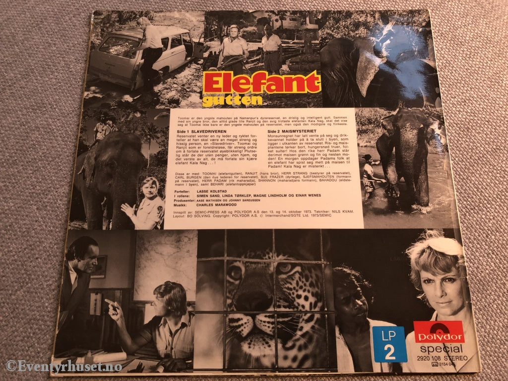 Elefantgutten. 1973. Lp. Lp Plate