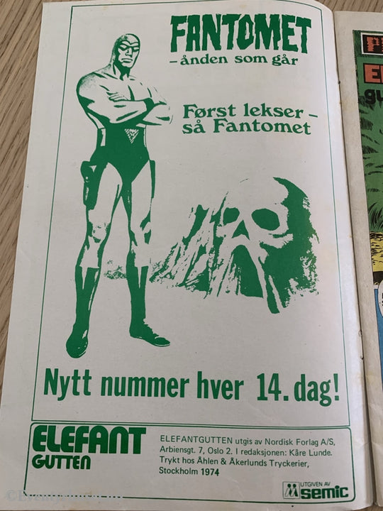 Elefantguttten. 4/1974. Tegneserieblad