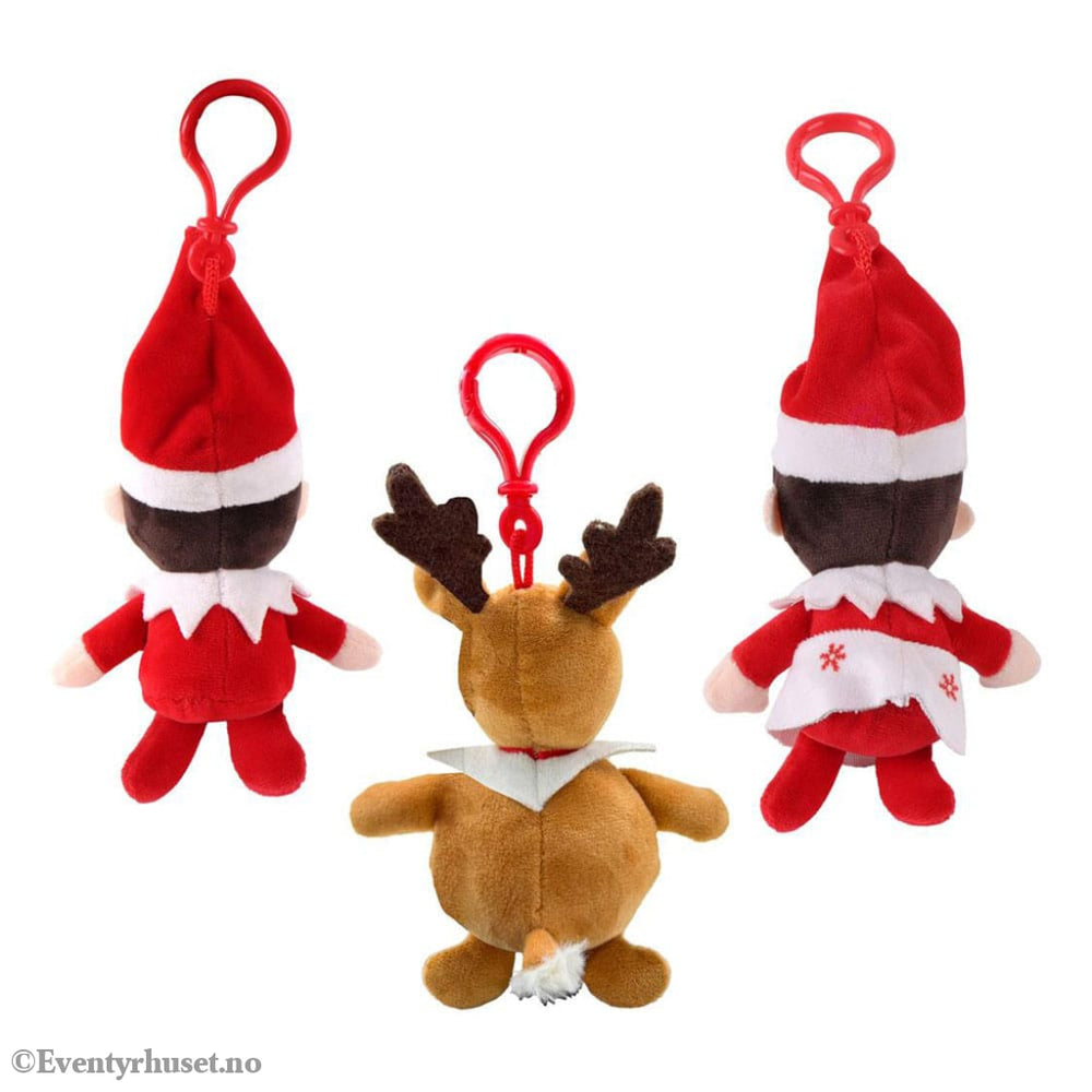 Elf On The Shelf Plush Keychains 12 cm Assortment (16) Fashion & Accessories