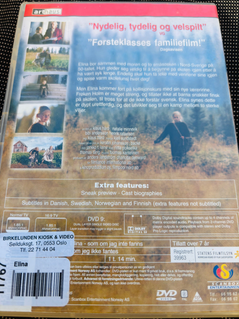 Elina. DVD.