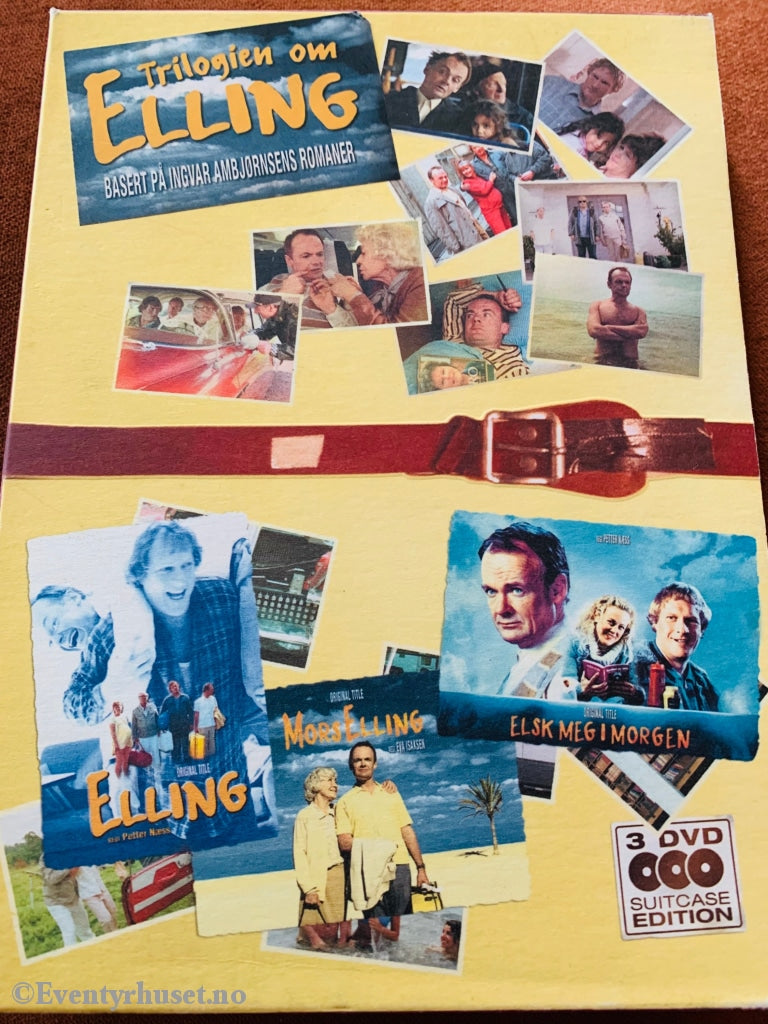 Elling Triologien Suitcase Edition (3 Disker). Dvd Samleboks.
