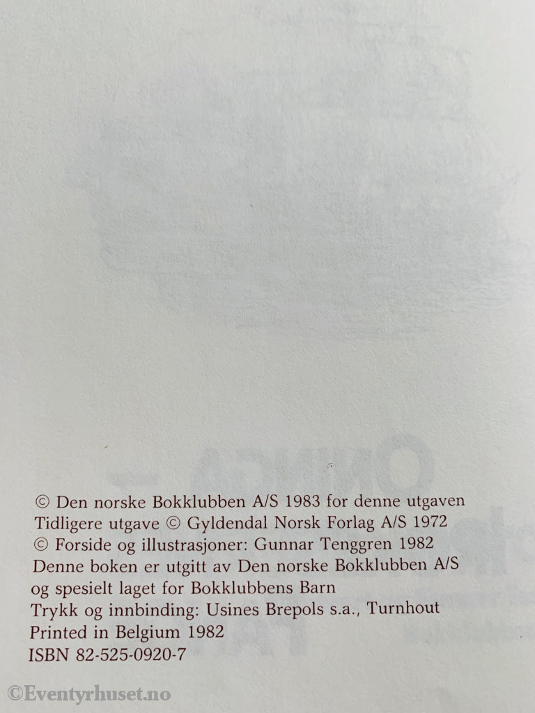 Ellinor Broch. 1972/83. Oninga - Irokeserens Fange. Fortelling