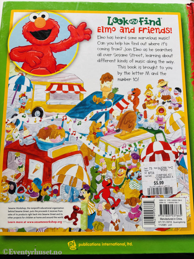 Elmo Look and Find. 2002. Barnebok.