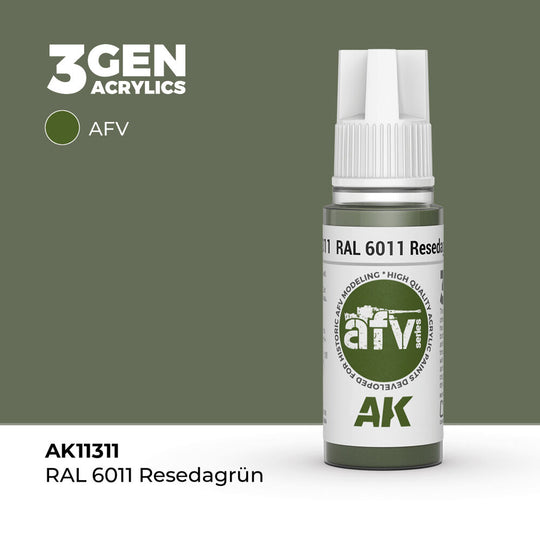RAL 6011 Resedagrün