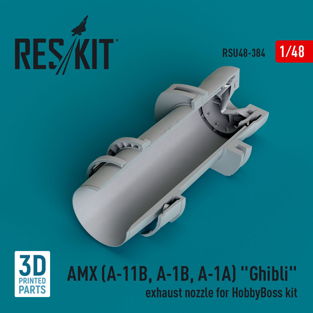 AMX (A-11B, A-1B, A-1A) Ghibli exhaust nozzle for HobbyBoss kit (3D Printed)