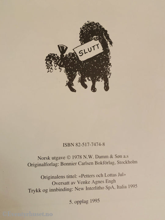 Elsa Beskow. 1963/95. Petter Og Lottes Jul. Fortelling