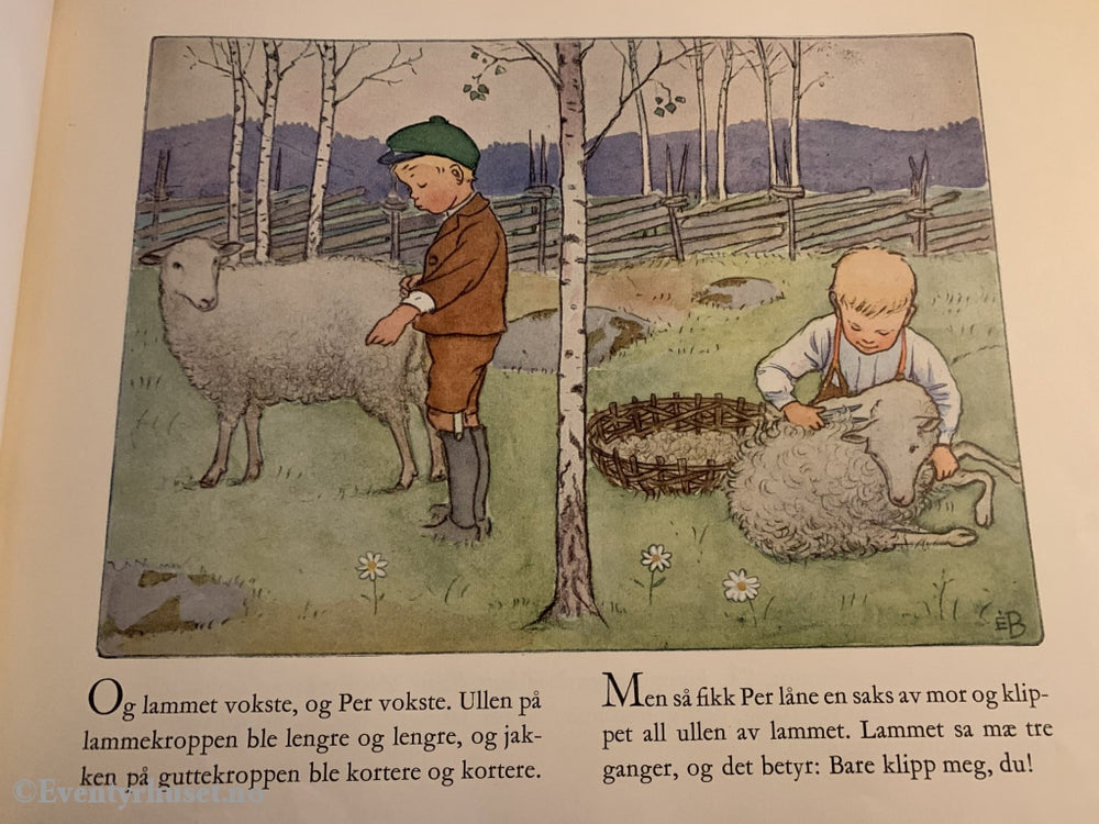 Elsa Beskow. 1967. Pers Nye Klær. Eventyrbok