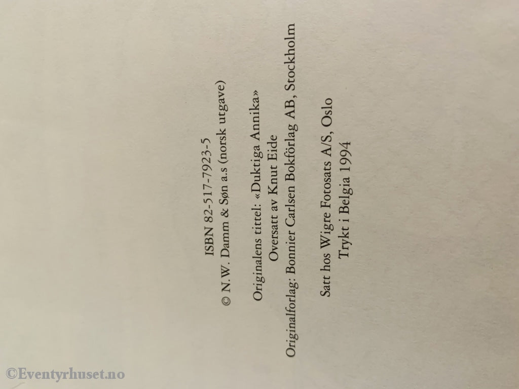 Elsa Beskow. Annika. Eventyrbok