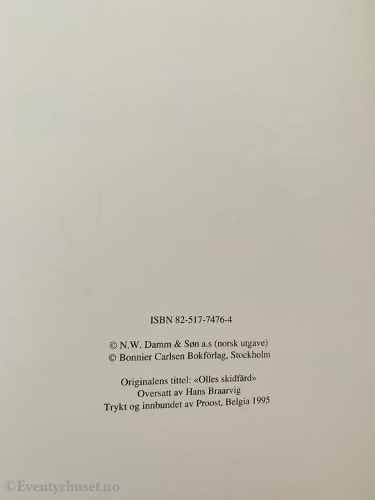 Elsa Beskow. 1995. Oles Skitur. Eventyrbok