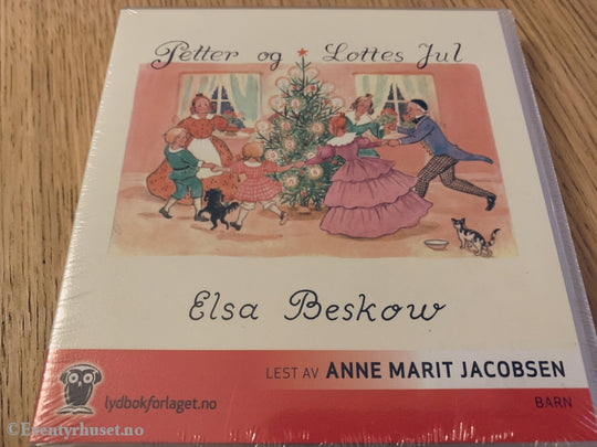 Elsa Beskow. Petter Og Lottes Jul. Lydbok På Cd - Ny I Plast!