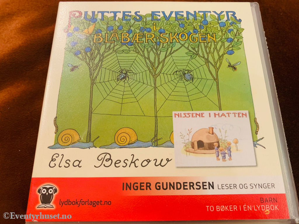 Elsa Beskow. Puttes Eventyr I Blåbærskogen. Lydbok På Cd.