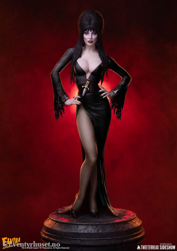 Elvira: Mistress of the Dark Maquette 1/4 Elvira (Black Glitter Dress) 48 cm Collectibles