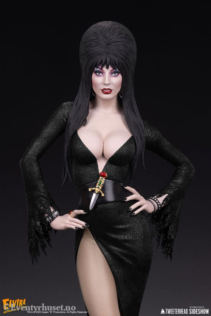 Elvira: Mistress of the Dark Maquette 1/4 Elvira (Black Glitter Dress) 48 cm Collectibles