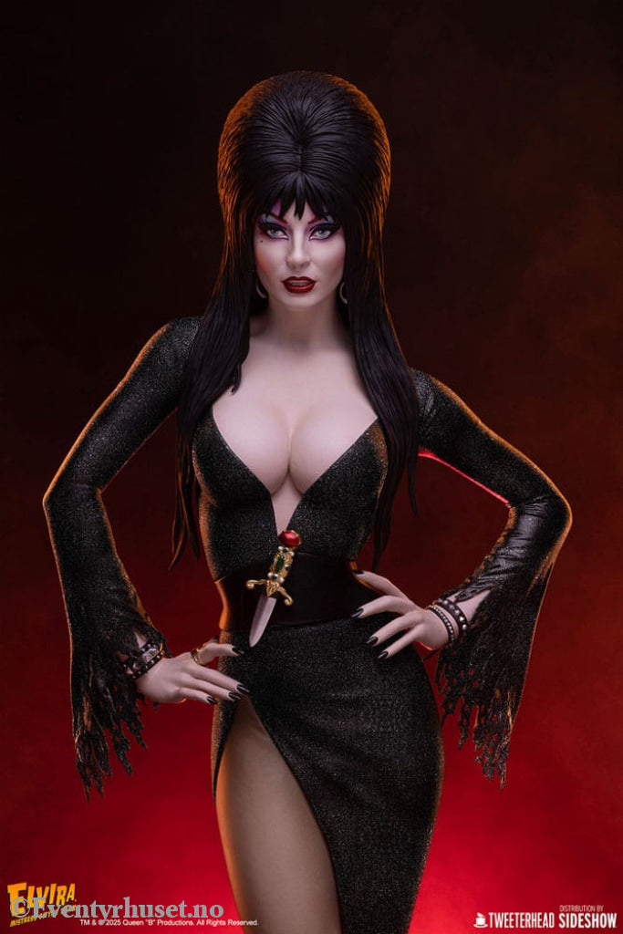 Elvira: Mistress of the Dark Maquette 1/4 Elvira (Black Glitter Dress) 48 cm Collectibles
