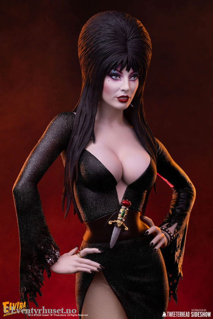 Elvira: Mistress of the Dark Maquette 1/4 Elvira (Black Glitter Dress) 48 cm Collectibles