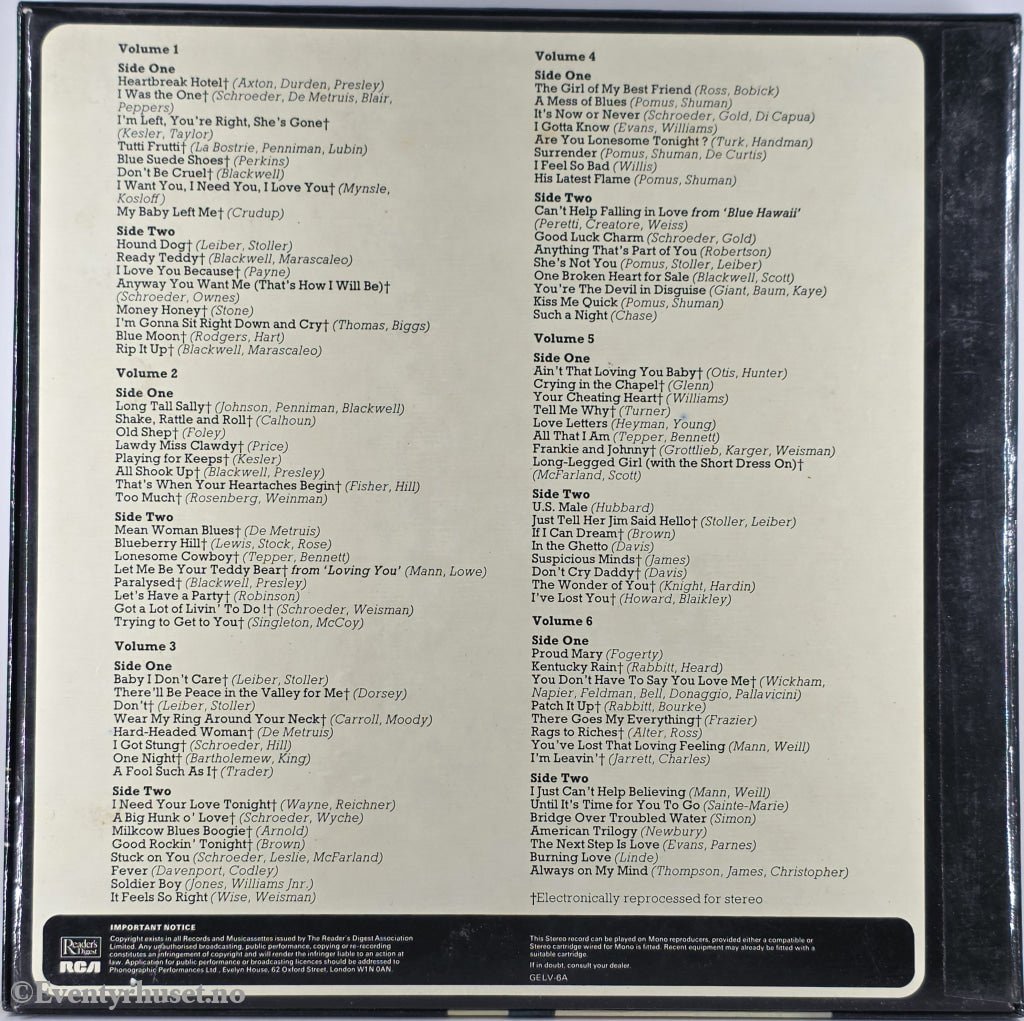 Elvis Presley. 1975. Elvis Presley's Greatest Hits. LP.