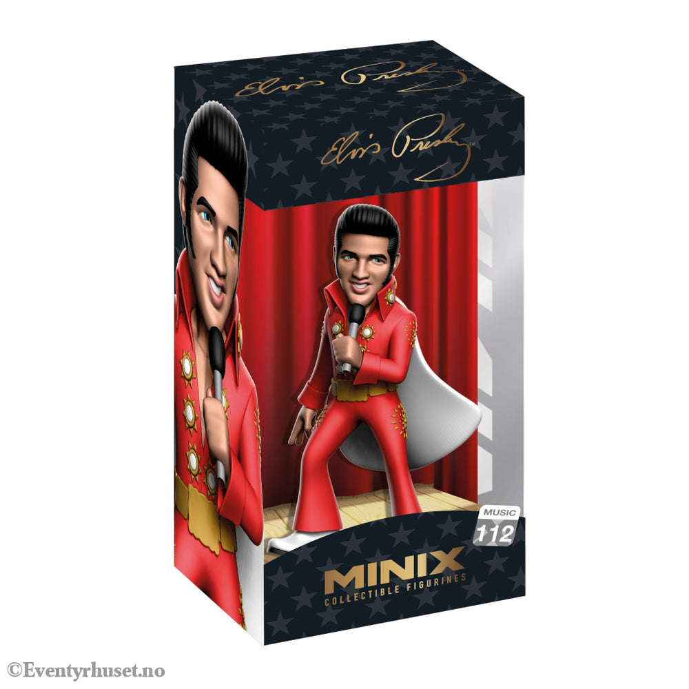 Elvis Presley Minix Figure Elvis Red Suit 12 cm Collectibles
