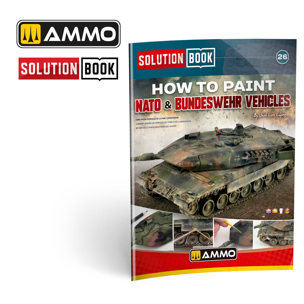 SOLUTION BOOK 26 - NATO & BUNDESWEHR Vehicles (English, Castellano, Francais, Deutsch)