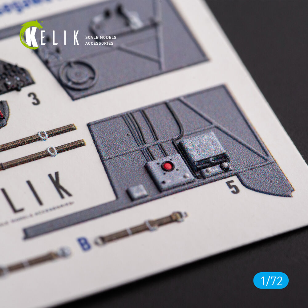 Morane-Saulnier M.S.406 - interior 3D decals for Hobby 2000/Hasegawa kit