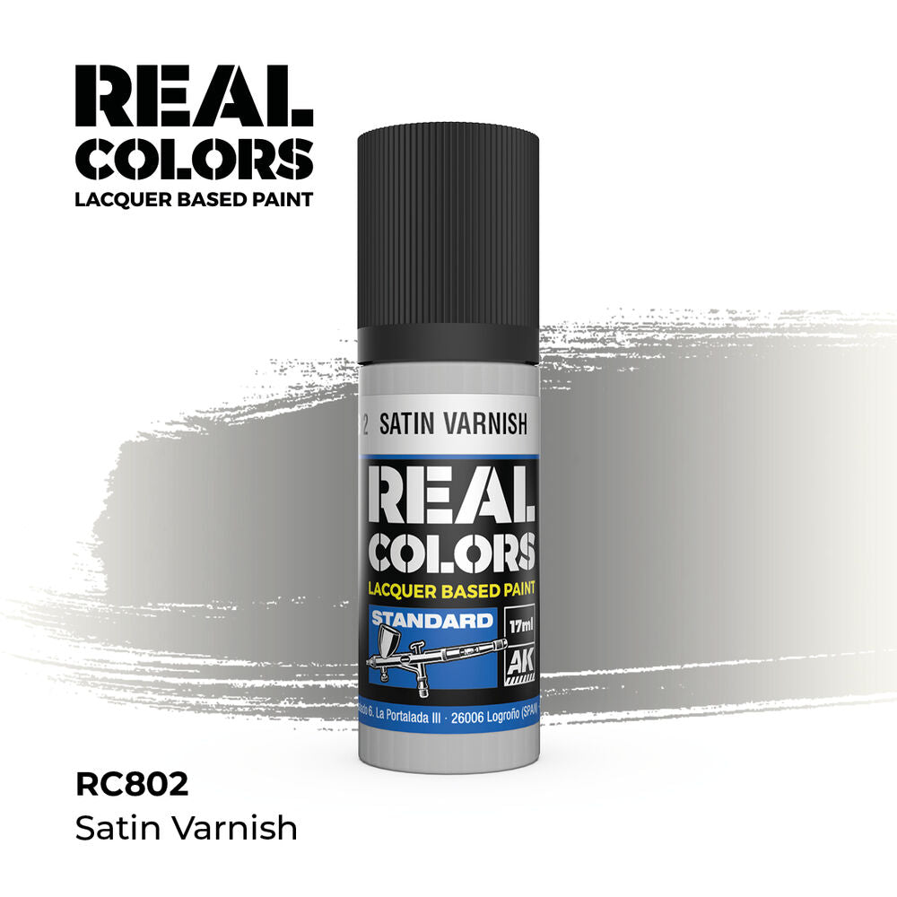 Real Colors: Satin Varnish 17 ml.