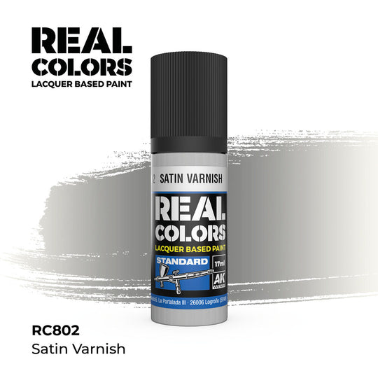 Real Colors: Satin Varnish 17 ml.