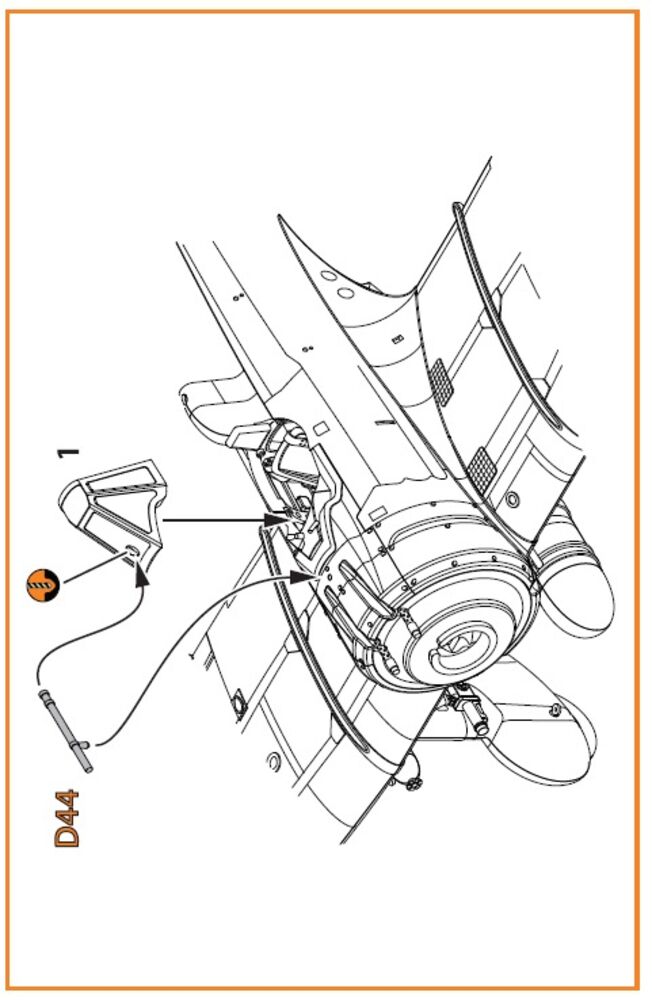 A5M4 Claude vacuum formed canopy for CP kit CP72010