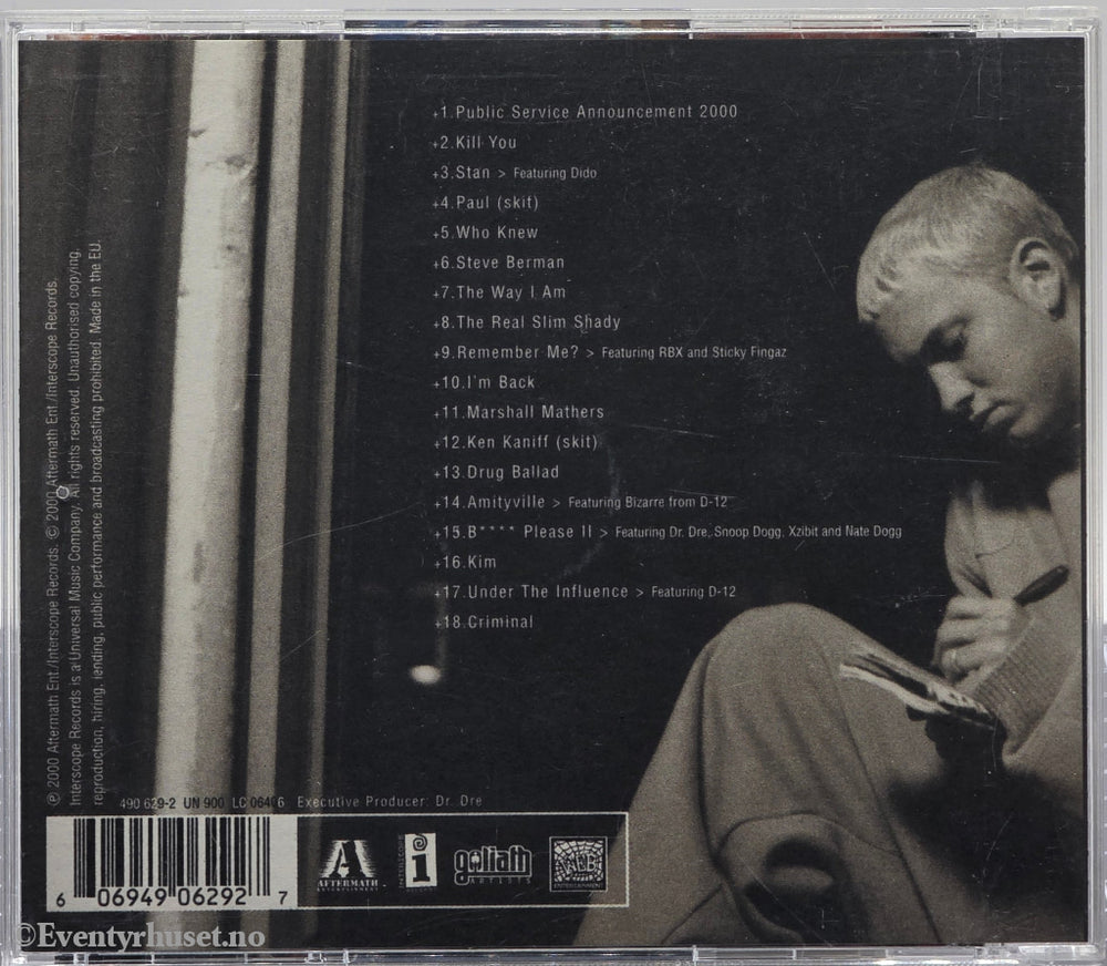 Eminem (2000) - The Marshall Mathers LP. CD.