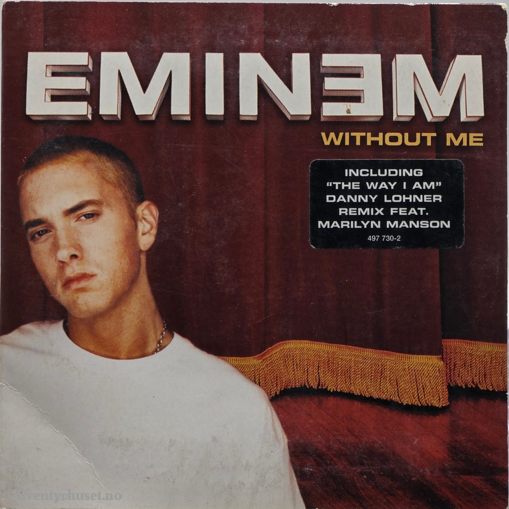 Eminem. 2002. Without Me. CD-singel i sleeve.