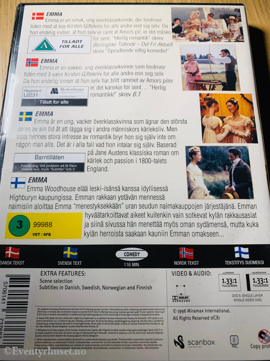 Emma. 1996. Dvd. Dvd