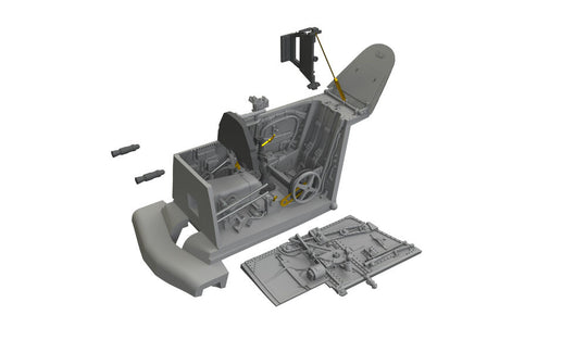 Bf 109K-4 cockpit PRINT for Eduard