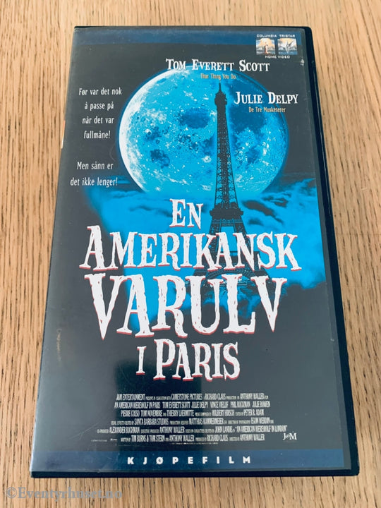 En Amerikansk Varulv I Paris. 1997. Vhs. Vhs