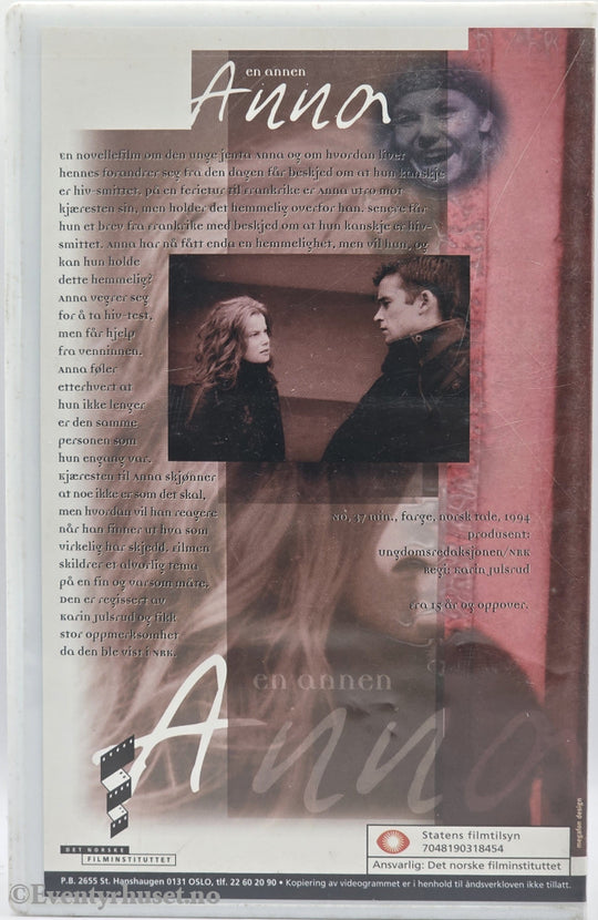 En annen Anna – (ukjent år) . VHS Big Box.