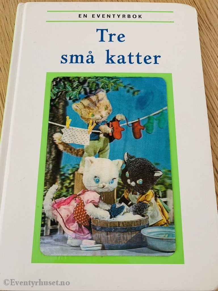 En Eventyrbokserie For De Yngste. 1968. Tre Små Katter. Med 3D-Forside. Eventyrbok
