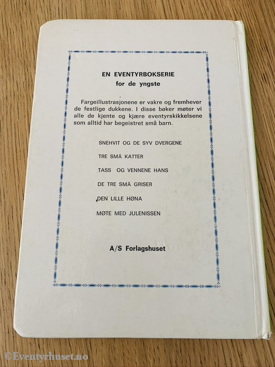 En Eventyrbokserie For De Yngste. 1968. Tre Små Katter. Med 3D-Forside. Eventyrbok