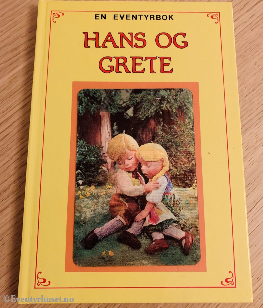 En Eventyrbokserie For De Yngste. 1970. Hans Og Grete. 3D-Forside. Eventyrbok