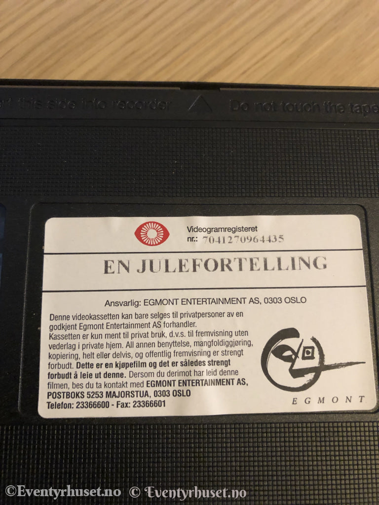En Julefortelling. A Christmas Carol. 1997. Vhs. Vhs