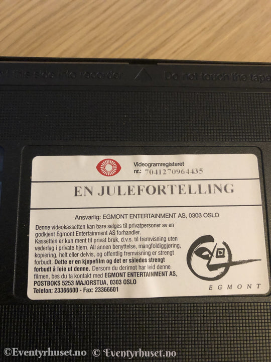 En Julefortelling. A Christmas Carol. 1997. Vhs. Vhs