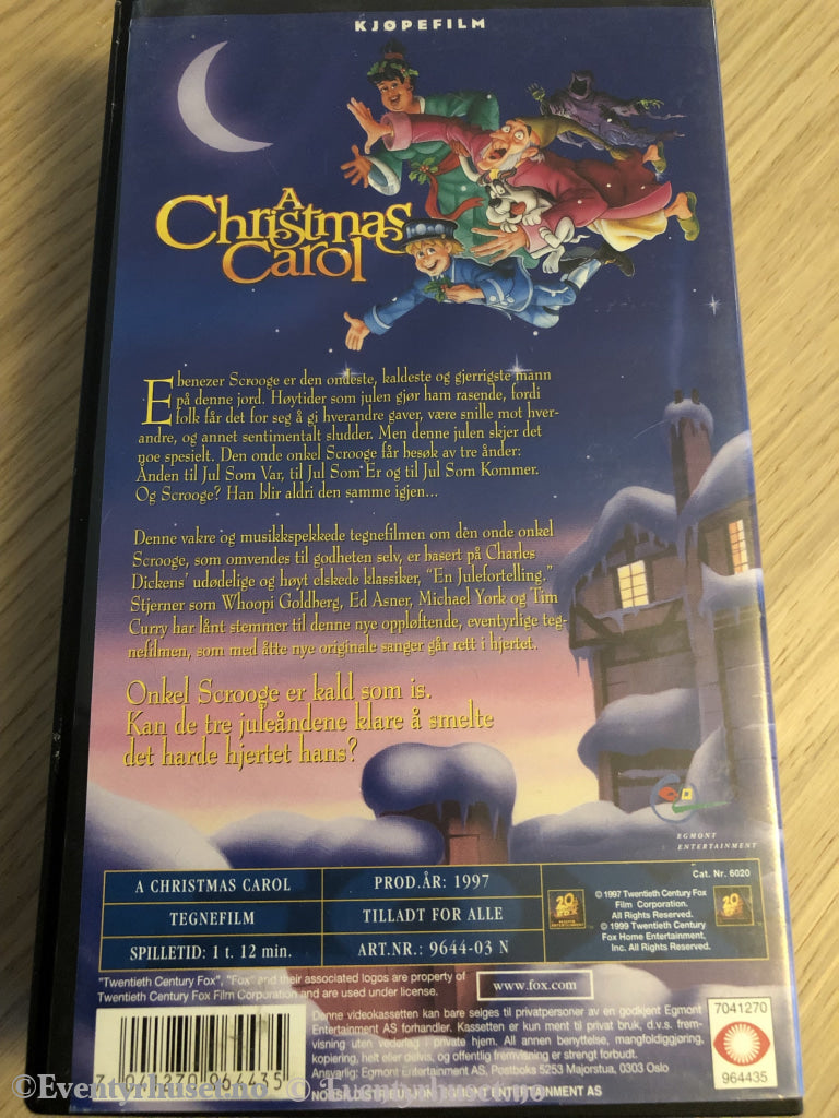 En Julefortelling. A Christmas Carol. 1997. Vhs. Vhs