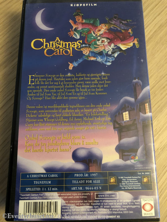 En Julefortelling. A Christmas Carol. 1997. Vhs. Vhs