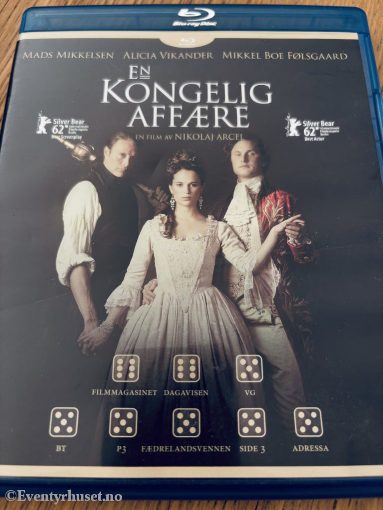 En kongelig affære. Blu-ray.